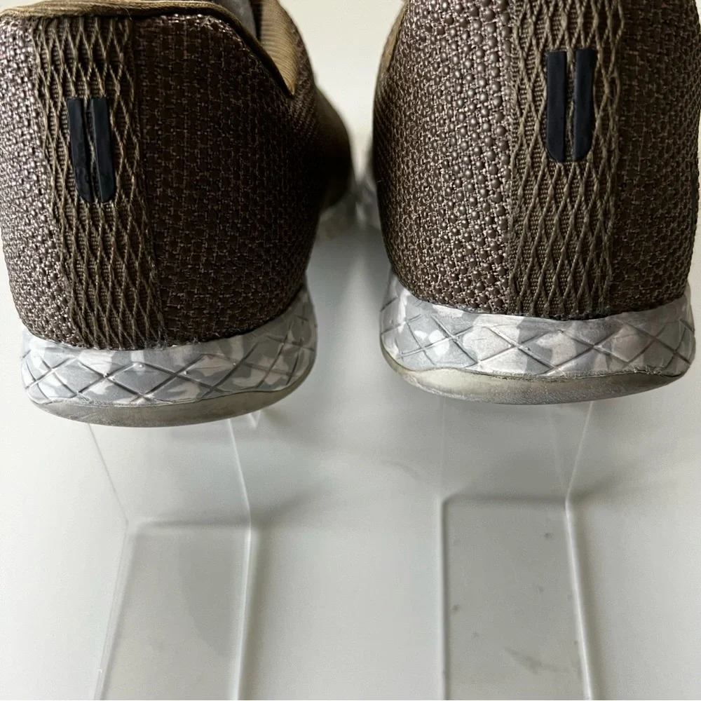 No Bull Olive Heather Trainer Unisex Sneaker Mens 8.5 Womens 10 - Picture 4 of 8